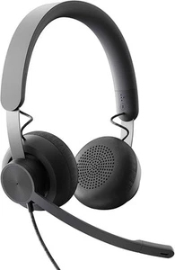 LOGITECH Headset Zone Wired uc (Graphitschwarz) 981-000875 - Bild 1 von 2
