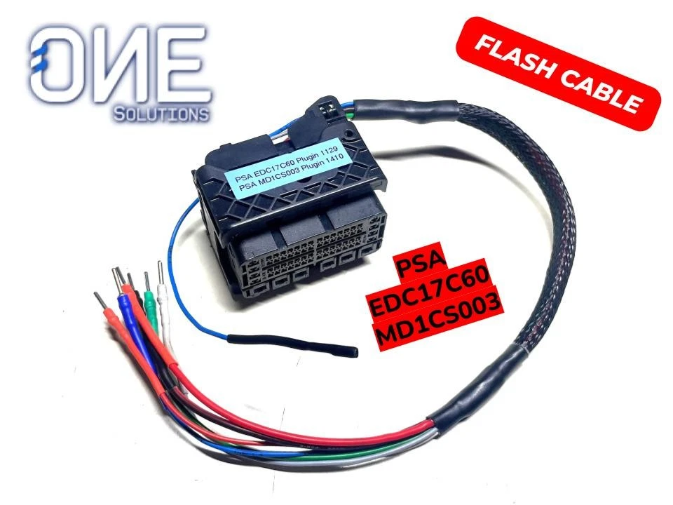 Cavo ECU EDC17C60 MD1CS003 Specifico Programmazione Trasdata Flex Peugeot HDI - Immagine 1 di 1