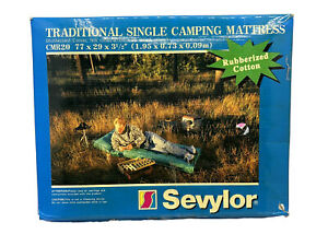 Sevylor Outdoor Inflatable Single Mattress 77”x29”x3 1/2” Green CMR20