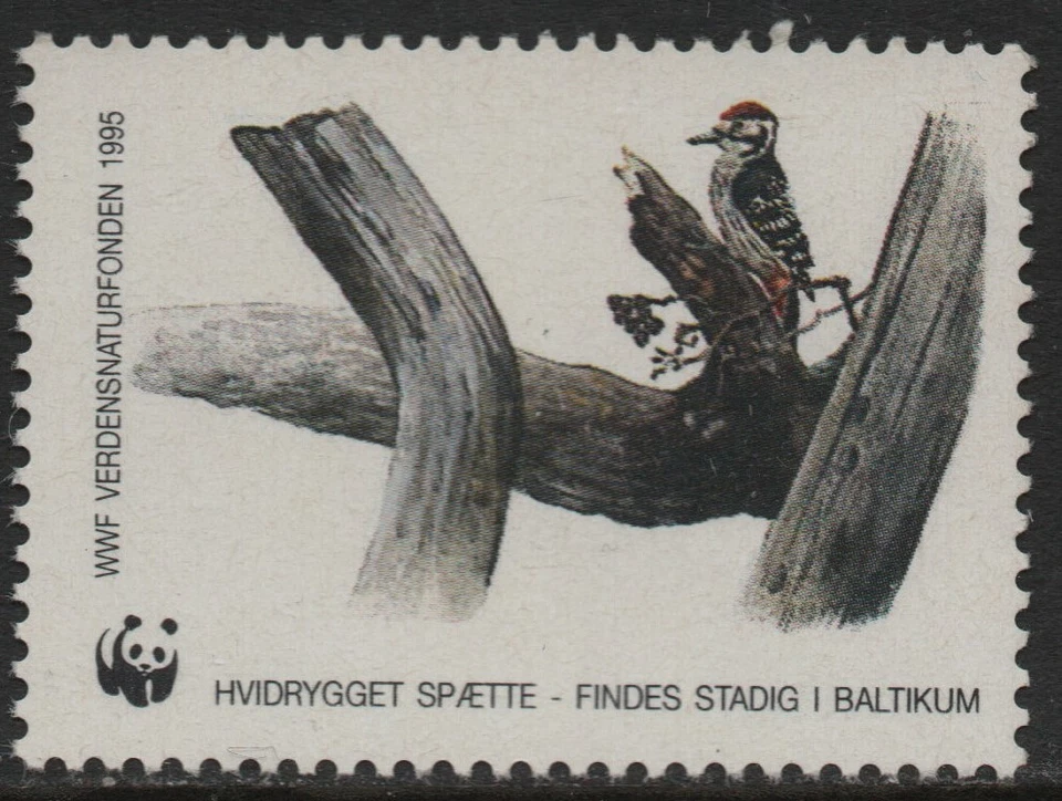 DINAMARCA # 6-1515 # SELLO DE CARTEL # MUESTRA LA ETIQUETA: UN PÁJARO # 1995 # Foto 1 de 1