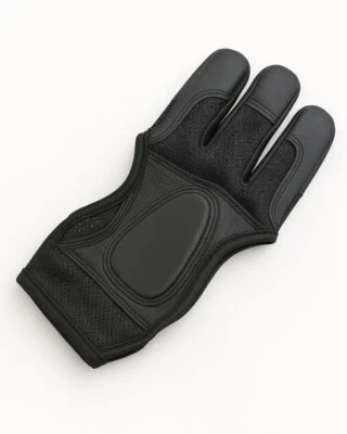  Archery Finger Gloves Leather ARCHERS Hand Shooting LEATHER gloves - Image 1 of 4
