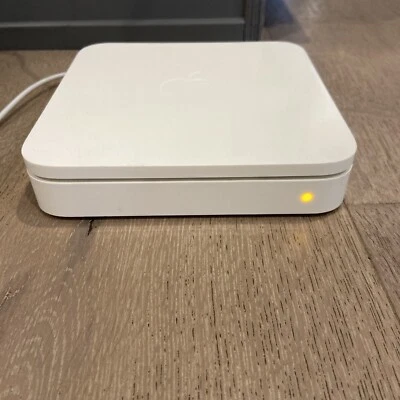 Apple AirPort Extreme Wi-Fi Base Station 802.11n Wireless Router (Model: A1143) - Image 1 of 4