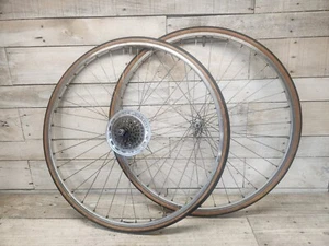 1981 Sunshine GyroMaster 27" Wheel Set Rigida France 5 Speed Rear Freewheel - Picture 1 of 20