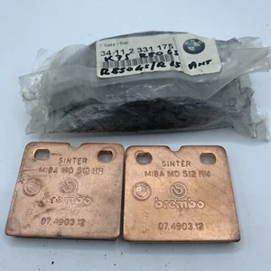 34112331175 PASTIGLIE FRENO ANTERIORI ORIGINALI BMW R65 R80 R100 K75 K100 OEM - Picture 1 of 3
