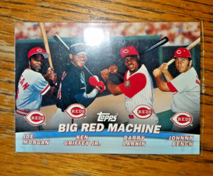 2001 Topps Baseball  Topps Combos #TC7 Big Red Machine