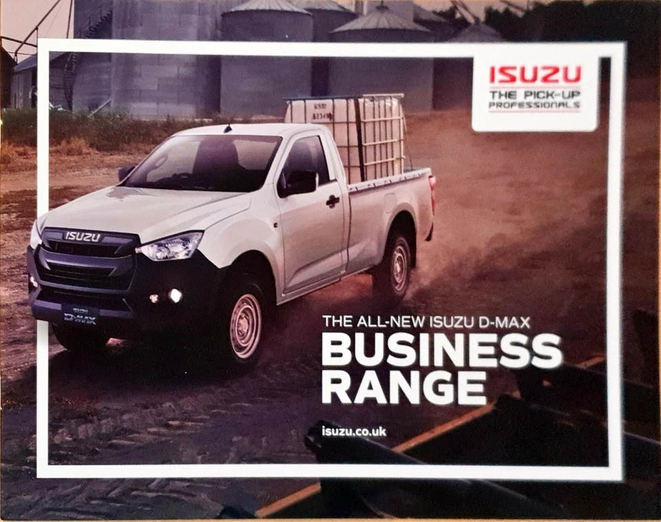 Isuzu D-Max Business Range Pick Up Truck Brochure 2021 - Image 1 of 1