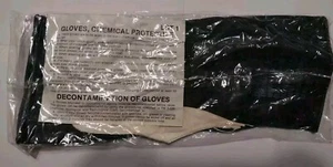 RARE SEALED 1 PAIR US MILITARY PPE CHEMICAL PROTECTIVE GLOVE BIOLOGICAL SUIT - Picture 1 of 6