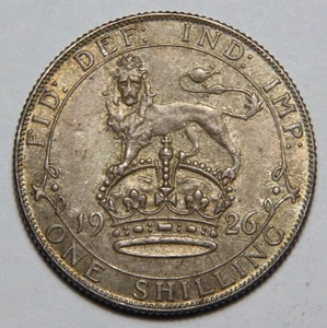 1926 Gran Bretagna 1 uno scellino belle condizioni AU+ -3885- - Foto 1 di 2