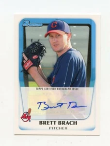 Bowman Prospect 2011 novato autógrafo de radiocontrol automático #bpa-bbr Brett Brach Indians 66414 - Imagen 1 de 1