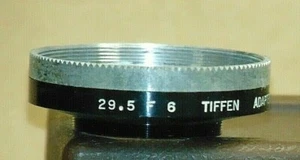 Tiffen Serie 6 29,5 F 6 Schraubadapter mit Sicherungsring - Bild 1 von 1