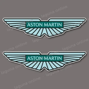 ASTON MARTIN Logo Gloss Weatherproof Decal Sticker 1 - Picture 1 of 1