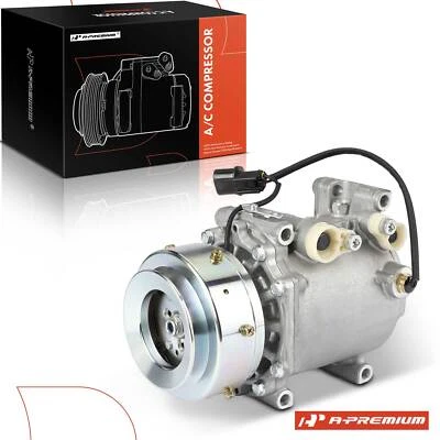 A/C Compressor w/ Clutch for Mitsubishi Montero Sport 1997-2004 w/Single Groove - Image 1 of 4