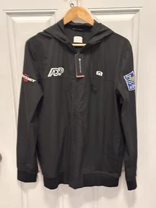 Travis Mathew Wanderlust Hoodie Men's Medium Black Full Zip Jacket Lightweight - Picture 1 of 9