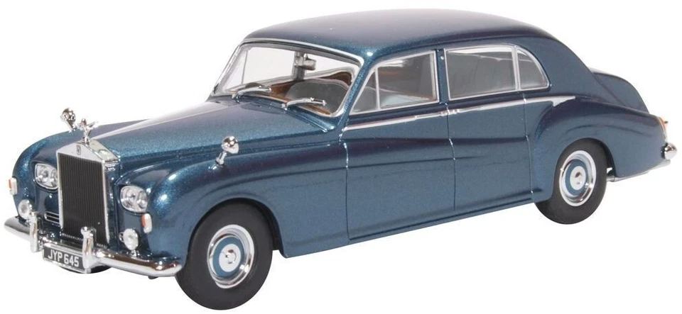 ROLLS ROYCE  PHANTOM V CAR - JAMES YOUNG - WINDSOR BLUE -  1:43 -  OXFORD - Image 1 of 1