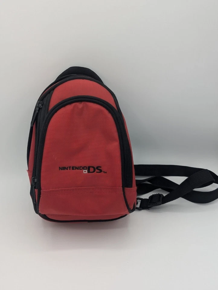 Estuche de Transporte Mochila Nintendo 3DS DSi Lite Rojo - Usado y Limpio Foto 1 de 4
