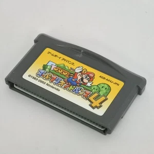 Gameboy SUPER MARIO ADVANCE 4 Mario Bros 3 + Mario Bros Cart Only Nintendo gbac - Picture 1 of 2