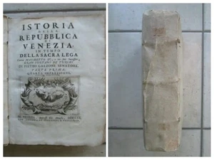 GARZONI : ISTORIA DELLA REPUBBLICA DI VENEZIA, 1720. Tome 1 (Morée, Turquie) - Picture 1 of 24