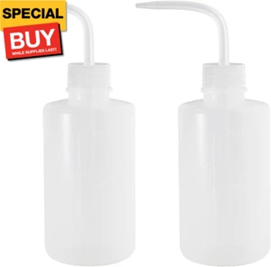 2Pcs Plastic Wash Bottle 250ml Plant Squeeze Bottle, Wash Squirt Bottle, Succule - Picture 1 of 7
