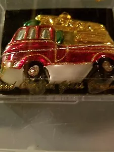 OLD TIME GLASS ORNAMENT - Picture 1 of 2