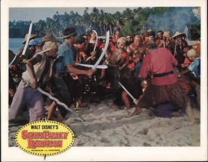 SWISS FAMILY ROBINSON original DISNEY lobby card MILTON REID 11x14 movie poster