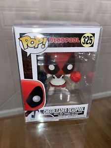 Marvel Funko Pop - Cheerleader Deadpool - Deadpool -# 325 - Free Protector - Picture 1 of 6