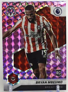 2021-22 Panini Prizm Mosaic Viola /49 Bryan Mbeumo Rookie - Foto 1 di 2