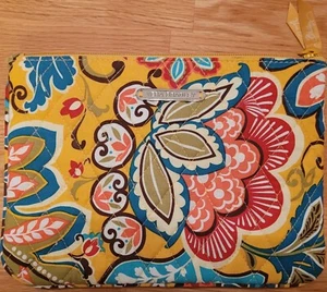 Vera Bradley Provencal Yellow Floral Clutch Retired Pattern with Coin Purse - Picture 1 of 6