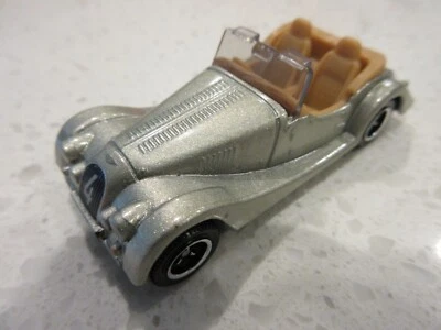 2023 Matchbox Morgan Plus Four Silver/Gold Diecast Toy Race Car - Image 1 of 4