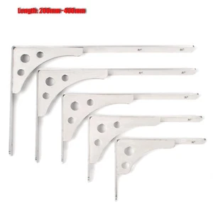 Strong Shelf Brackets Heavy Duty Stainless-steel Worktop Support Wall Singles - Picture 1 of 14