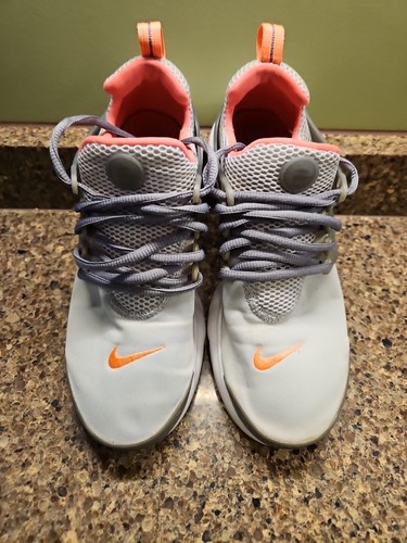 Nike Air Presto Grigio Scarpe da Corsa Sportive Ragazze 7Y Sneakers# 833878 002