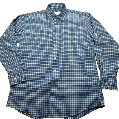 Onward Reserve Mens M Performance Nylon Hunting Shirt Thomasville Blue Plaid - Image 1 of 4