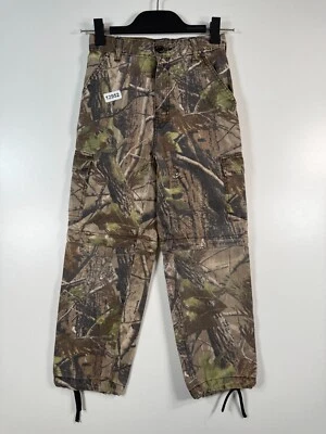 Ranger Kids Boys Realtree Camo Hunting Utility Cargo Pants Brown Sz 10 12x21.5 - Image 1 of 4