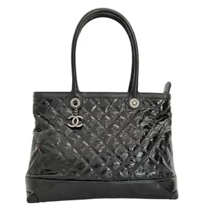 CHANEL Matelasse Tote Bag Cambon black Patent leather Women - Picture 1 of 8