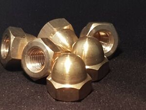 SOLID BRASS DOME NUTS Brass Acorn Nuts Solid Brass Cap Nuts M3 M4 M5 M6 M8 M10