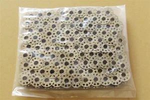 100 pack Class 15 Metal Bobbins Fits Many Sewing Machine Kenmore Singer Brother - Picture 1 of 6