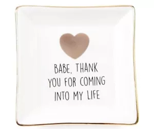 2-pack Square Ceramic Ring Dish Decorative Trinket Jewelry Tray - Picture 1 of 21