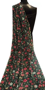 Stole Wool Pashmina Cashmer Floral Scarf Shawl Wrap Soft Women Neck Shawl Green - Picture 1 of 7