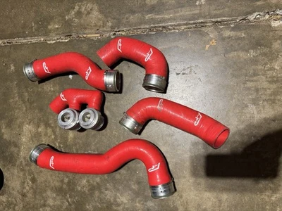 Porsche 996 TURBO Agency Power Intercooler Hose Set With Evoms Blow Off Valves - Image 1 of 3