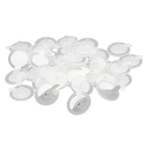 Ganci in plastica trasparente per facile da appendere confezione da 100 ganci ad - Foto 1 di 17