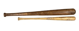 Bate de béisbol antiguo c. 1900 Lrg tienda exhibición spline múltiples apliques de madera 42" - Imagen 1 de 14