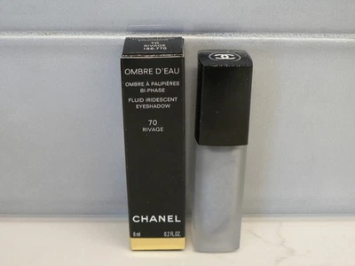 CHANEL Ombre D'Eau Fluid Iridescent Eyeshadow #70 Rivage (Silver/Gray?) New - Image 1 of 4