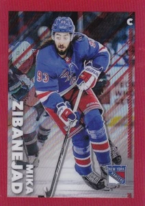 PEGATINA 2022-23 TOPPS CROMADA NHL #336 MIKA ZIBANEJAD SSP ROJA/5 HECHA - Imagen 1 de 2