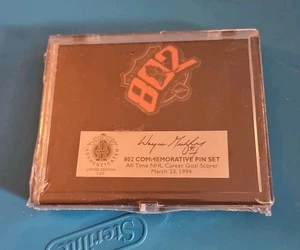 Upper Deck Commemorative Wayne Gretzky 802 Pin Set New Factory Sealed - Picture 1 of 7