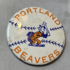 Portland Beavers 1960 - Pinback de ligas menores vintage OREGON 3" - Imagen 1 de 2