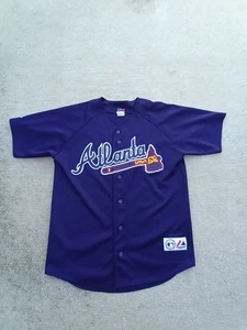 Maglia vintage Atlanta Braves MLB Majestic L - Foto 1 di 8