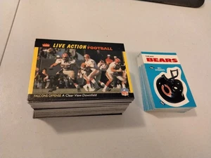 1987 Fleer Football Live Action, Komplettsatz 1-88 plus Full Set 28 Sticker - Bild 1 von 1