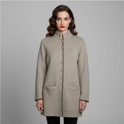 Adrienne Vittadini шерстяная смесь Неру воротник открытый кардиган свитер куртка размер XS - Изображение 1 из 4