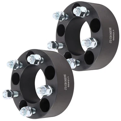 2pcs 2'' 5x4.5 Wheel Spacers 1/2"x20 For Ford Crown Victoria Lincoln Town Car - Image 1 of 4