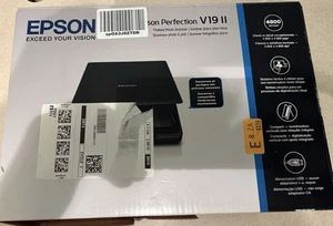 Epson Perfection V19 ii Flatbed Scanner Brand New in Box - Picture 1 of 4