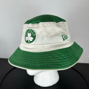New Era NBA Boston Celtics Bucket Hat Small/Medium Green White Basketball - Picture 1 of 14